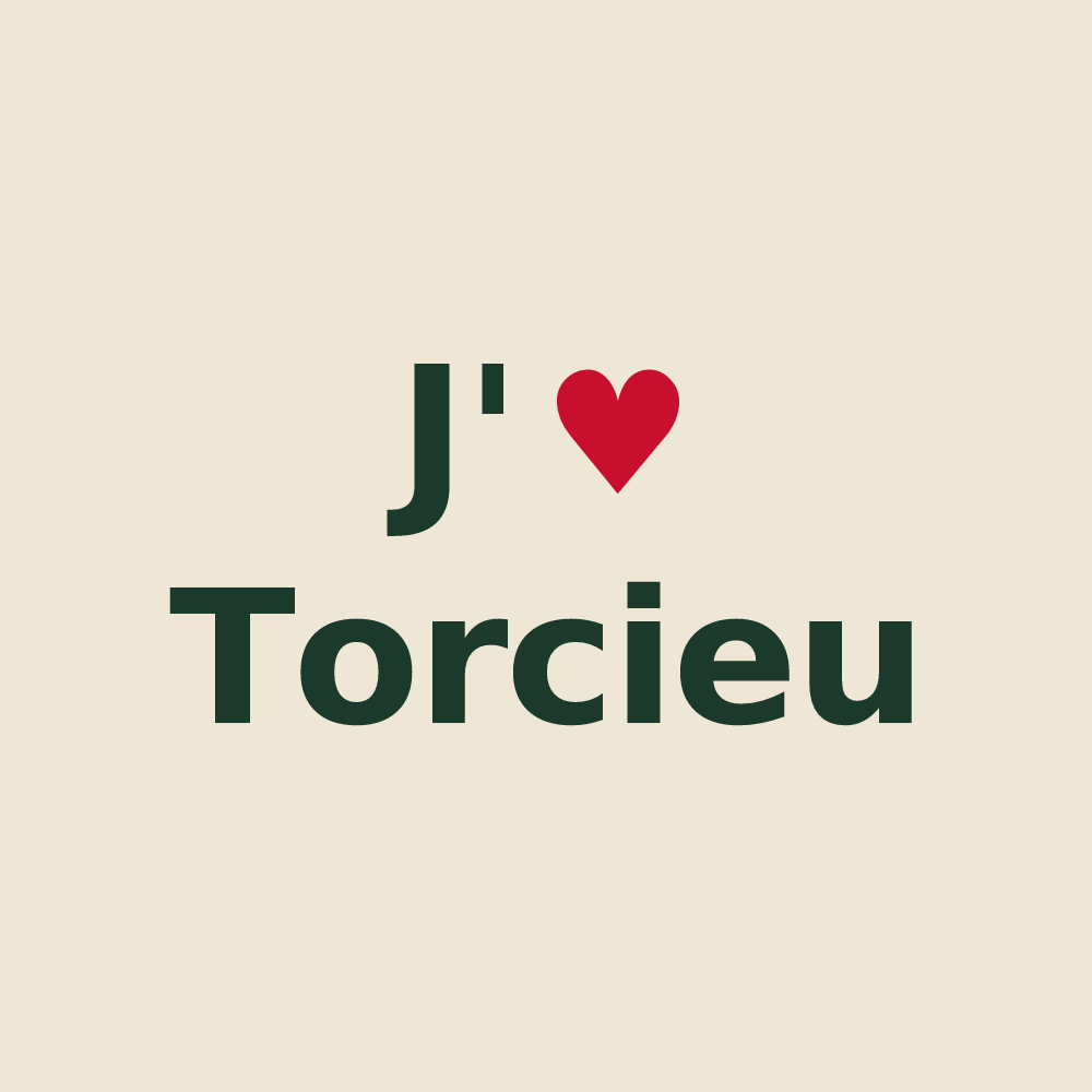 Tote bag personnalisé Torcieu — design J'aime Torcieu