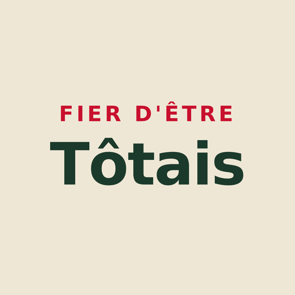 Tote bag « Fier d'être Tôtais » — design pour Tôtes