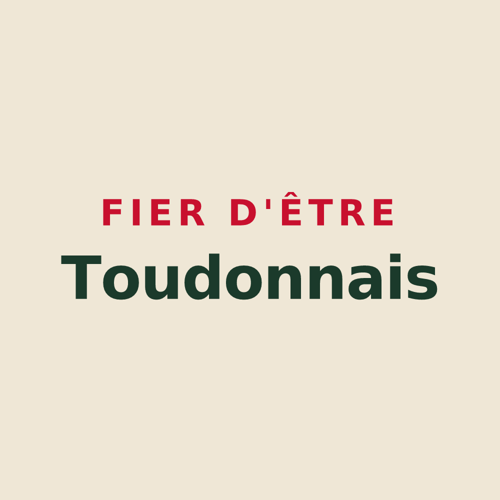 Tote bag « Fier d'être Toudonnais » — design pour Toudon