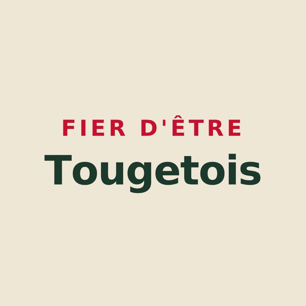 Tote bag « Fier d'être Tougetois » — design pour Touget