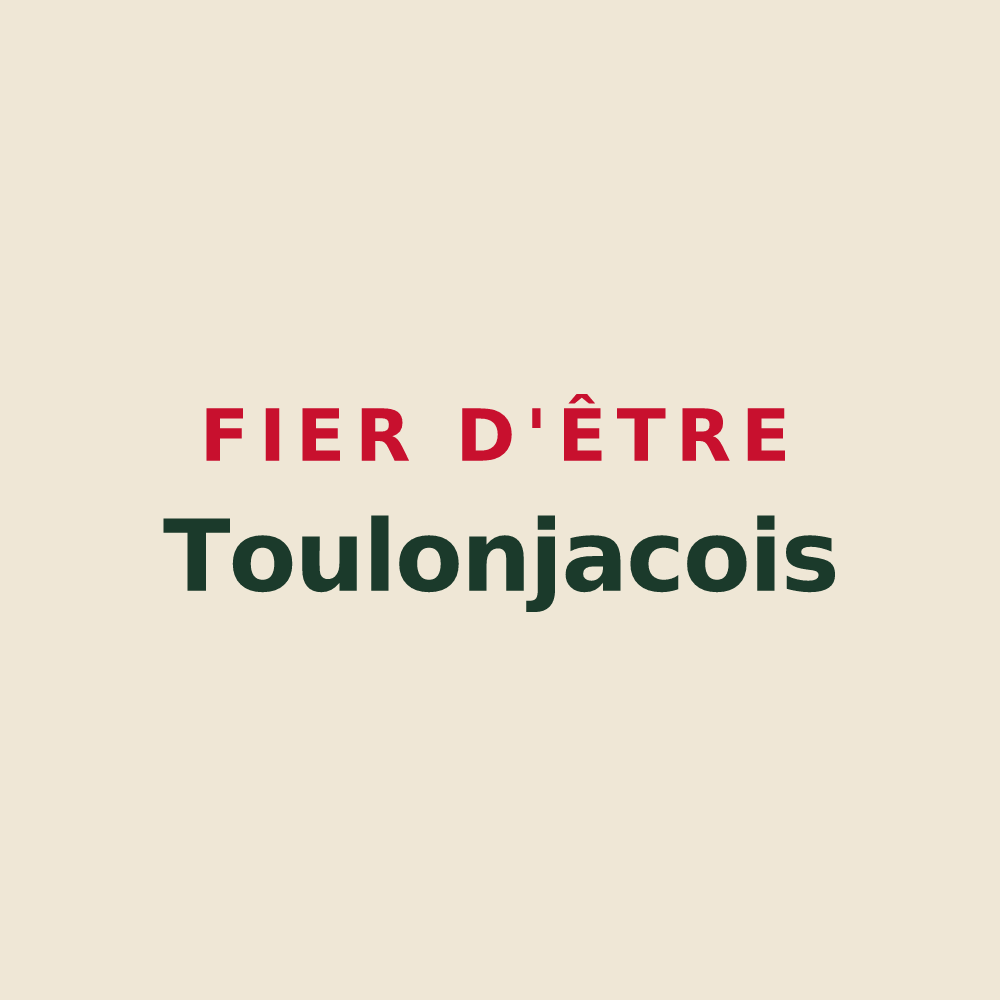 Tote bag « Fier d'être Toulonjacois » — design pour Toulonjac