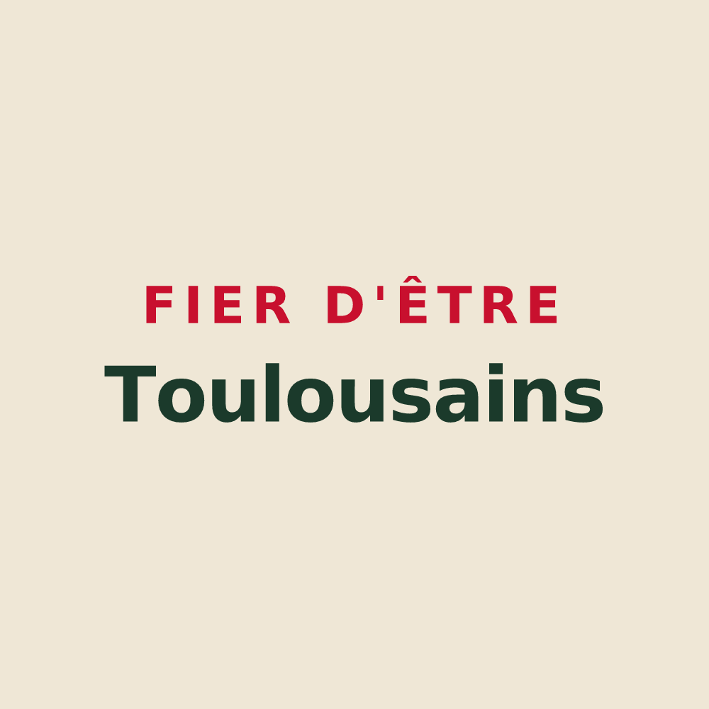 Tote bag « Fier d'être Toulousains » — design pour Toulouse
