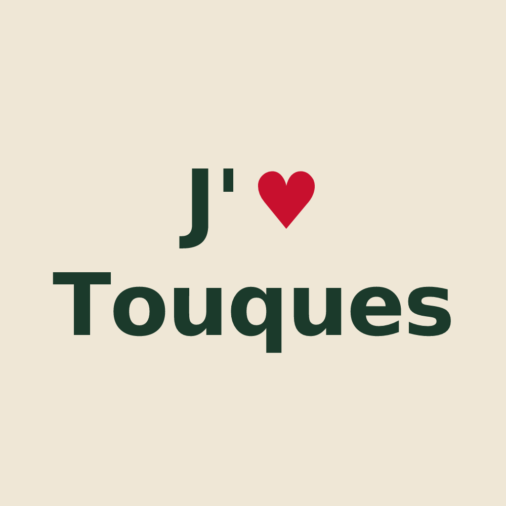 Tote bag personnalisé Touques — design J'aime Touques
