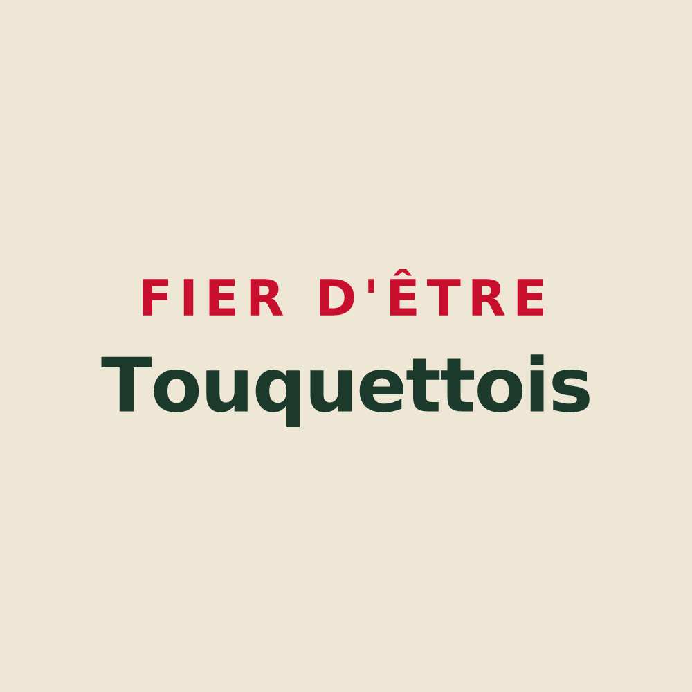 Tote bag « Fier d'être Touquettois » — design pour Touquettes
