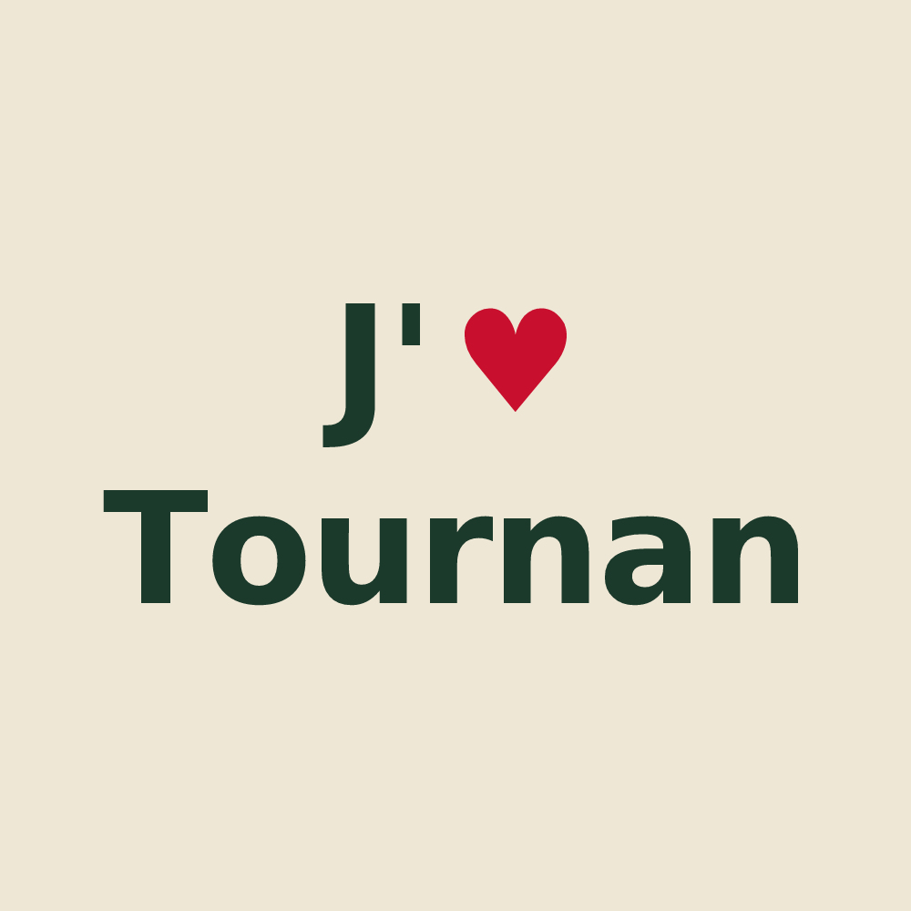 Tote bag personnalisé Tournan — design J'aime Tournan