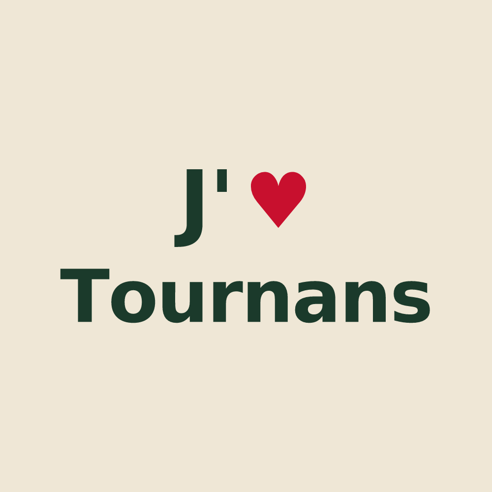 Tote bag personnalisé Tournans — design J'aime Tournans