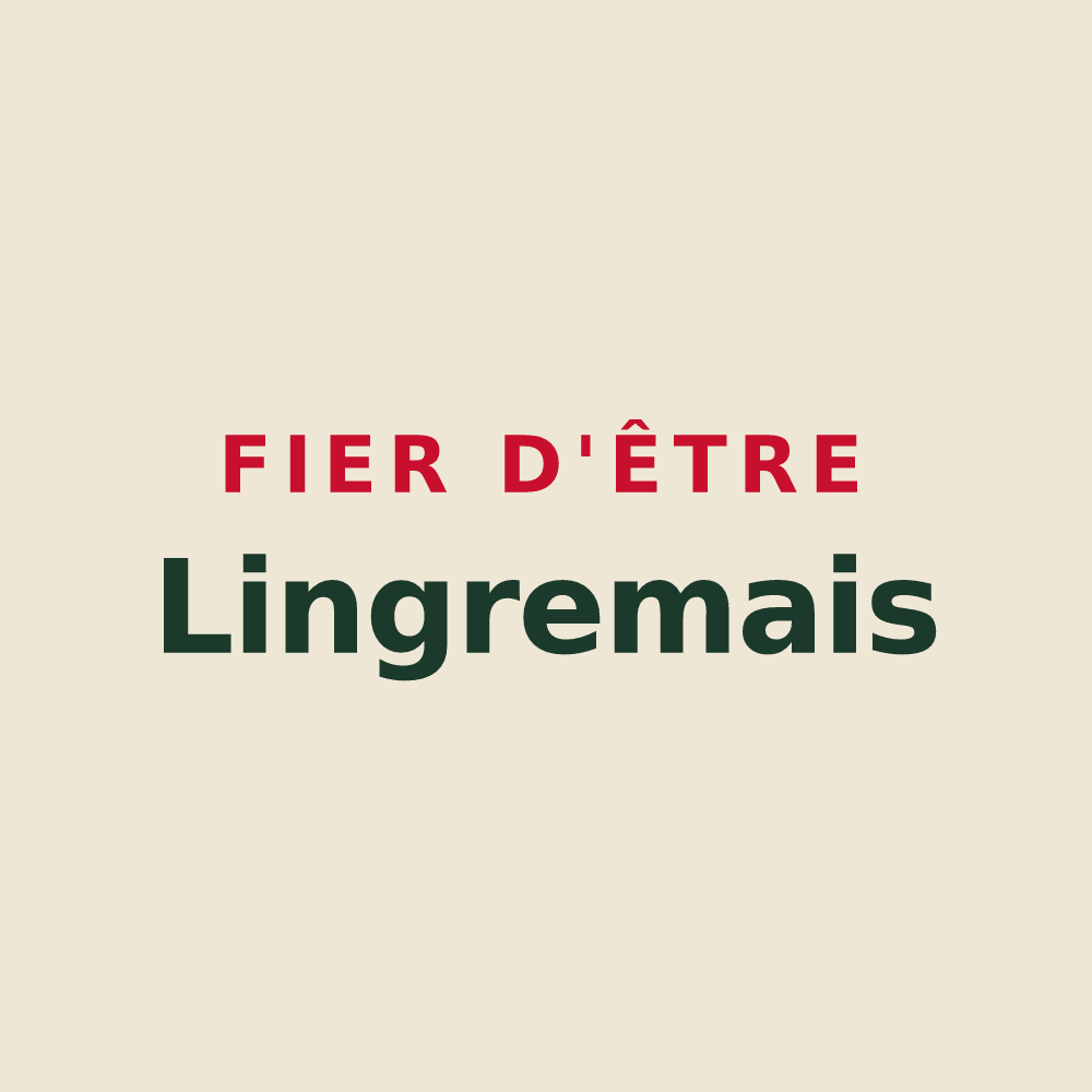 Tote bag « Fier d'être Lingremais » — design pour Tourneville-sur-Mer