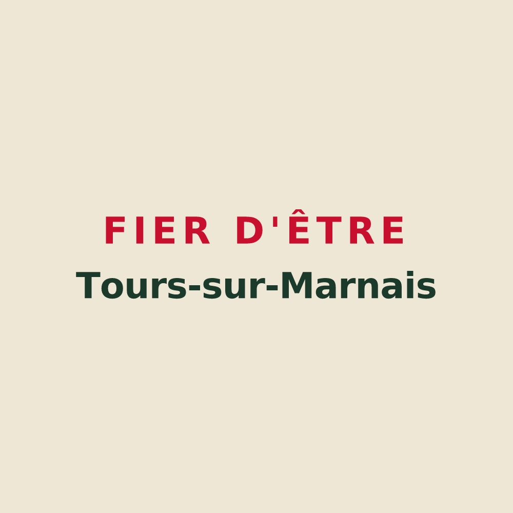 Tote bag « Fier d'être Tours-sur-Marnais » — design pour Tours-sur-Marne