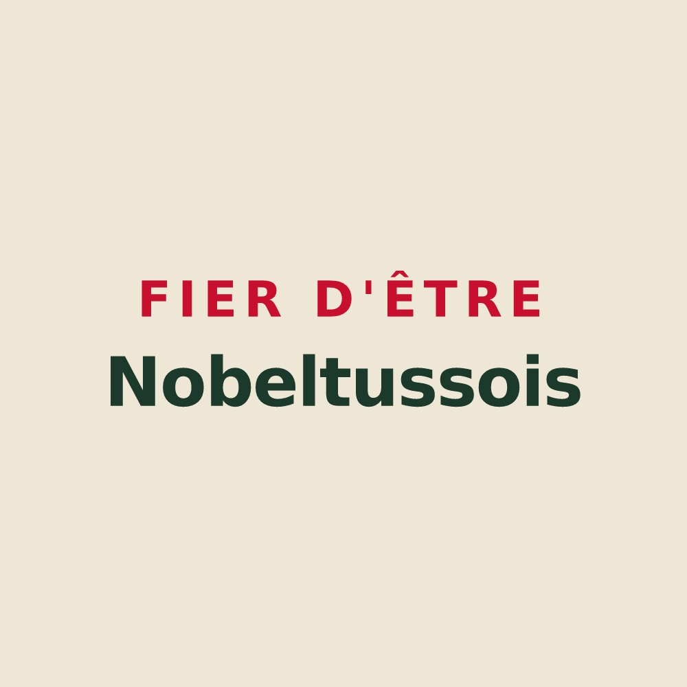 Tote bag « Fier d'être Nobeltussois » — design pour Toussus-le-Noble