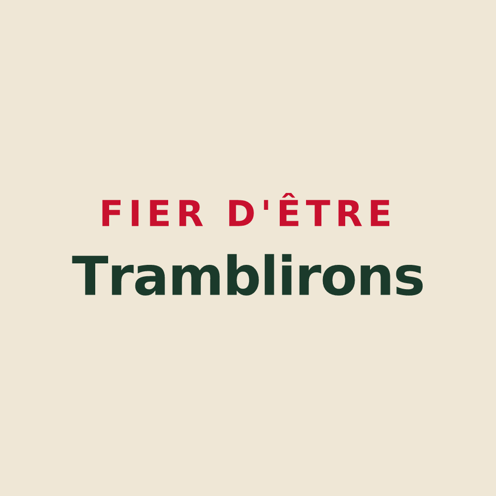 Tote bag « Fier d'être Tramblirons » — design pour Trambly