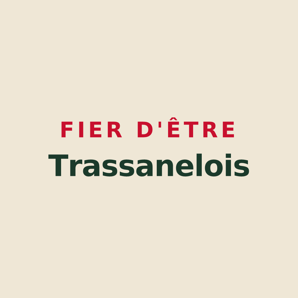 Tote bag « Fier d'être Trassanelois » — design pour Trassanel