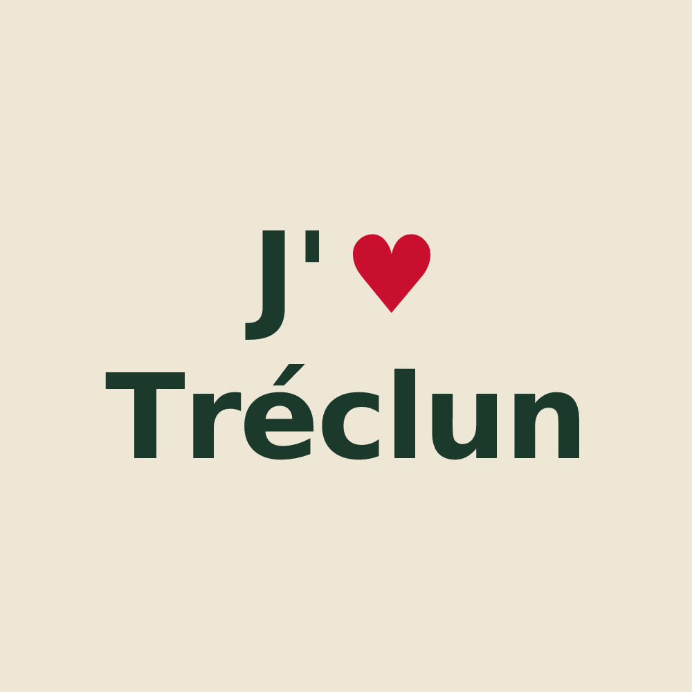 Tote bag personnalisé Tréclun — design J'aime Tréclun