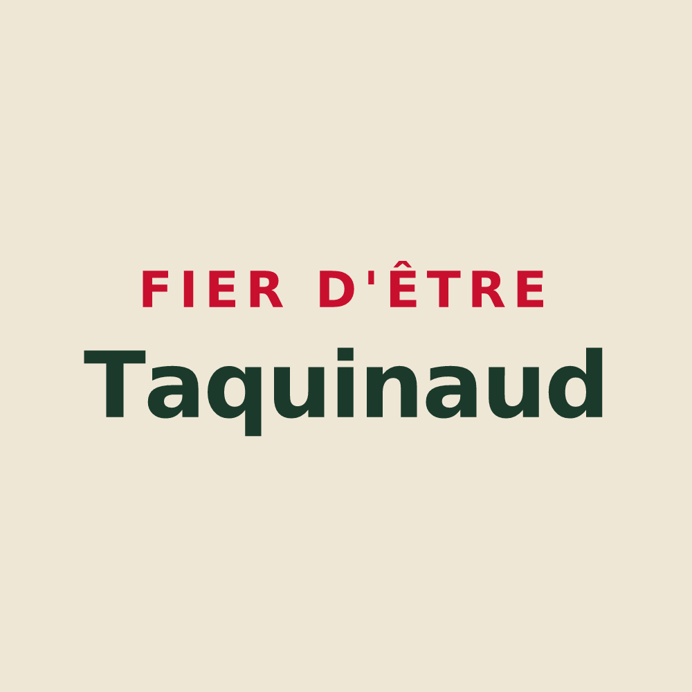 Tote bag « Fier d'être Taquinaud » — design pour Tréclun