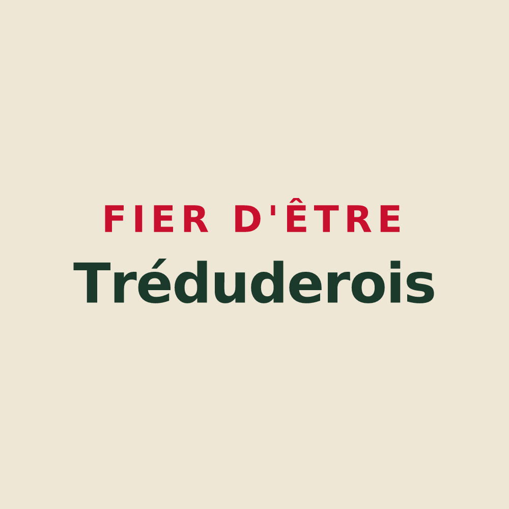 Tote bag « Fier d'être Tréduderois » — design pour Tréduder