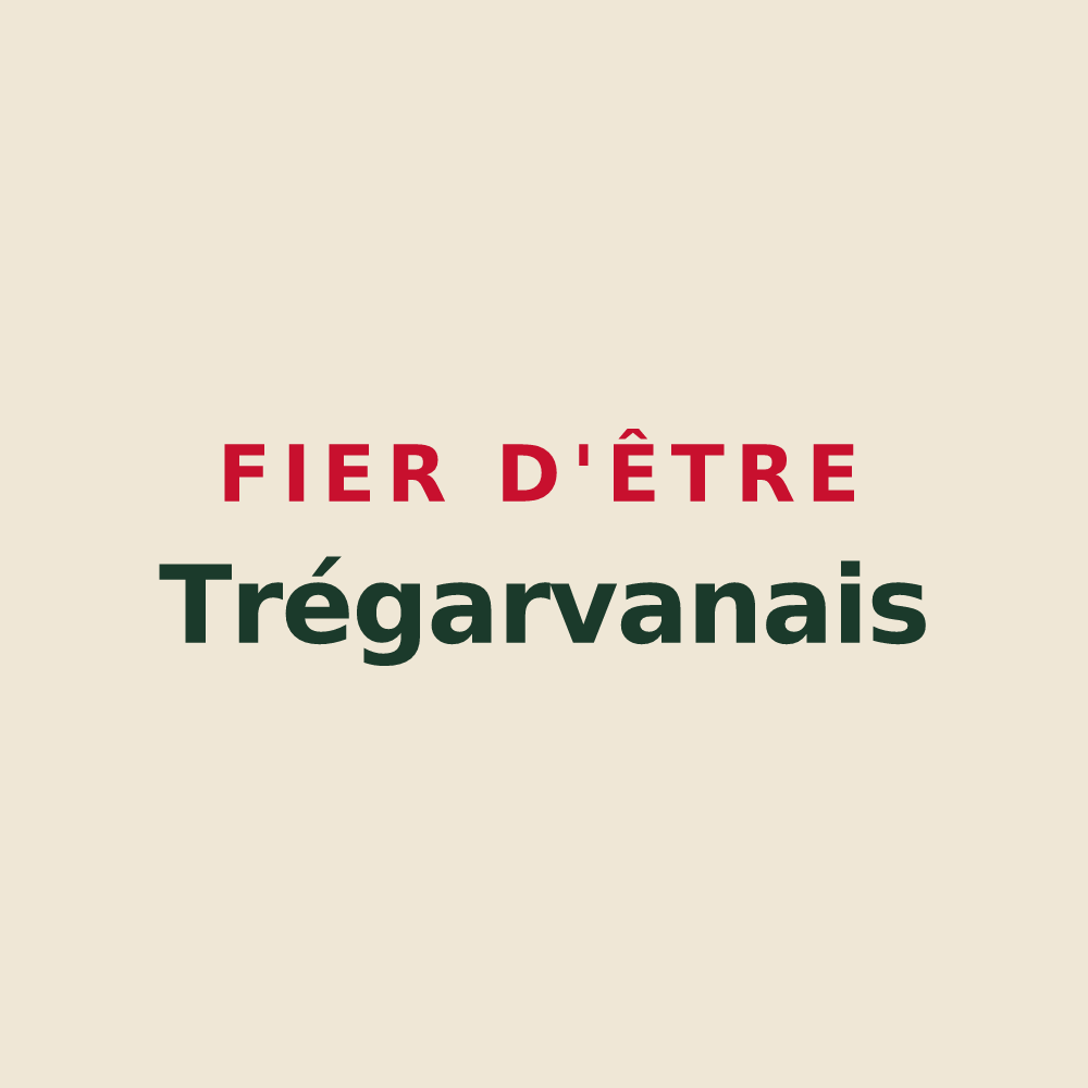 Tote bag « Fier d'être Trégarvanais » — design pour Trégarvan