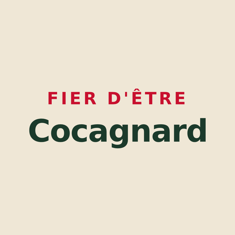 Tote bag « Fier d'être Cocagnard » — design pour Tréglamus