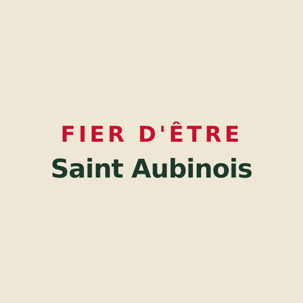 Tote bag « Fier d'être Saint Aubinois » — design pour Treis-Sants-en-Ouche