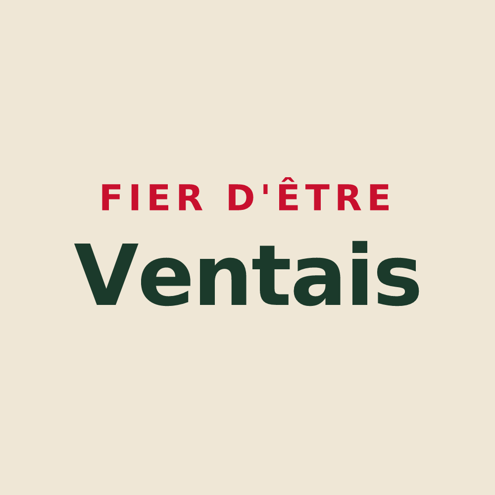 Tote bag « Fier d'être Ventais » — design pour Treize-Vents