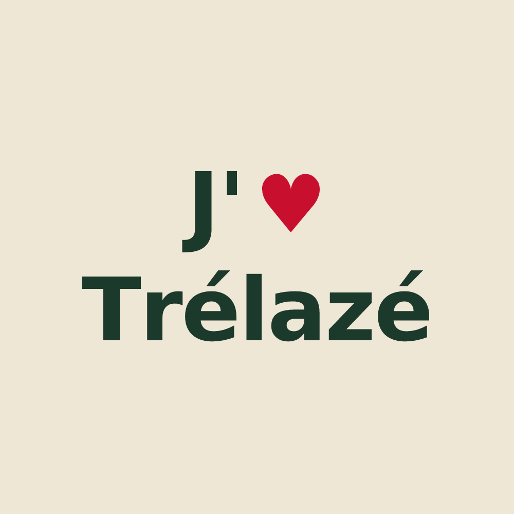 Tote bag personnalisé Trélazé — design J'aime Trélazé