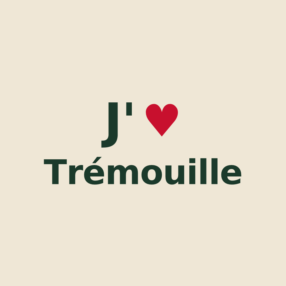 Tote bag personnalisé Trémouille — design J'aime Trémouille