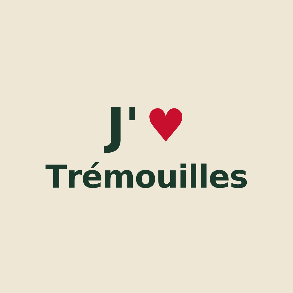 Tote bag personnalisé Trémouilles — design J'aime Trémouilles
