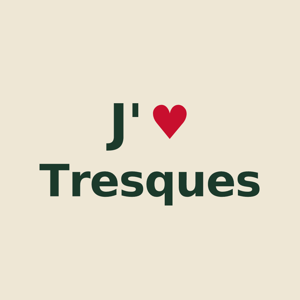 Tote bag personnalisé Tresques — design J'aime Tresques