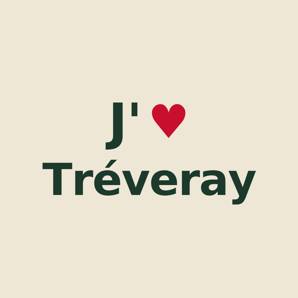 Tote bag personnalisé Tréveray — design J'aime Tréveray