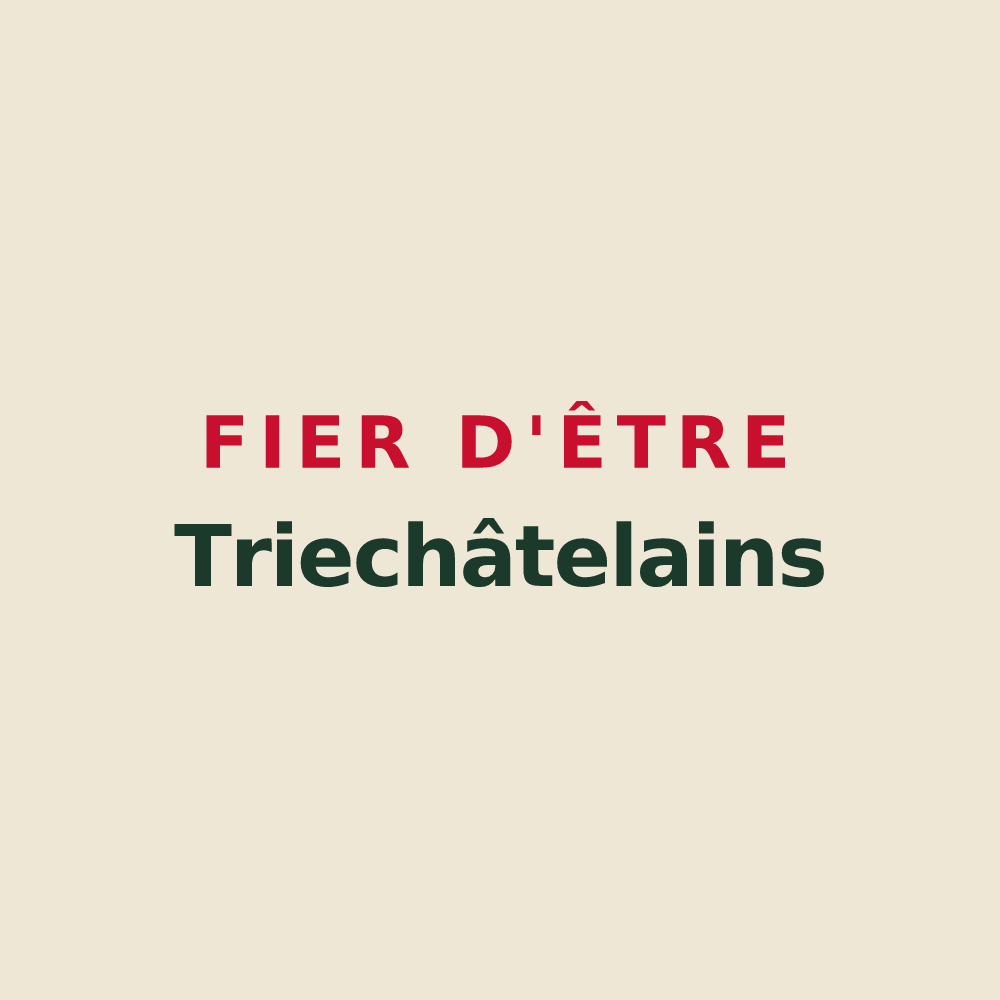 Tote bag « Fier d'être Triechâtelains » — design pour Trie-Château