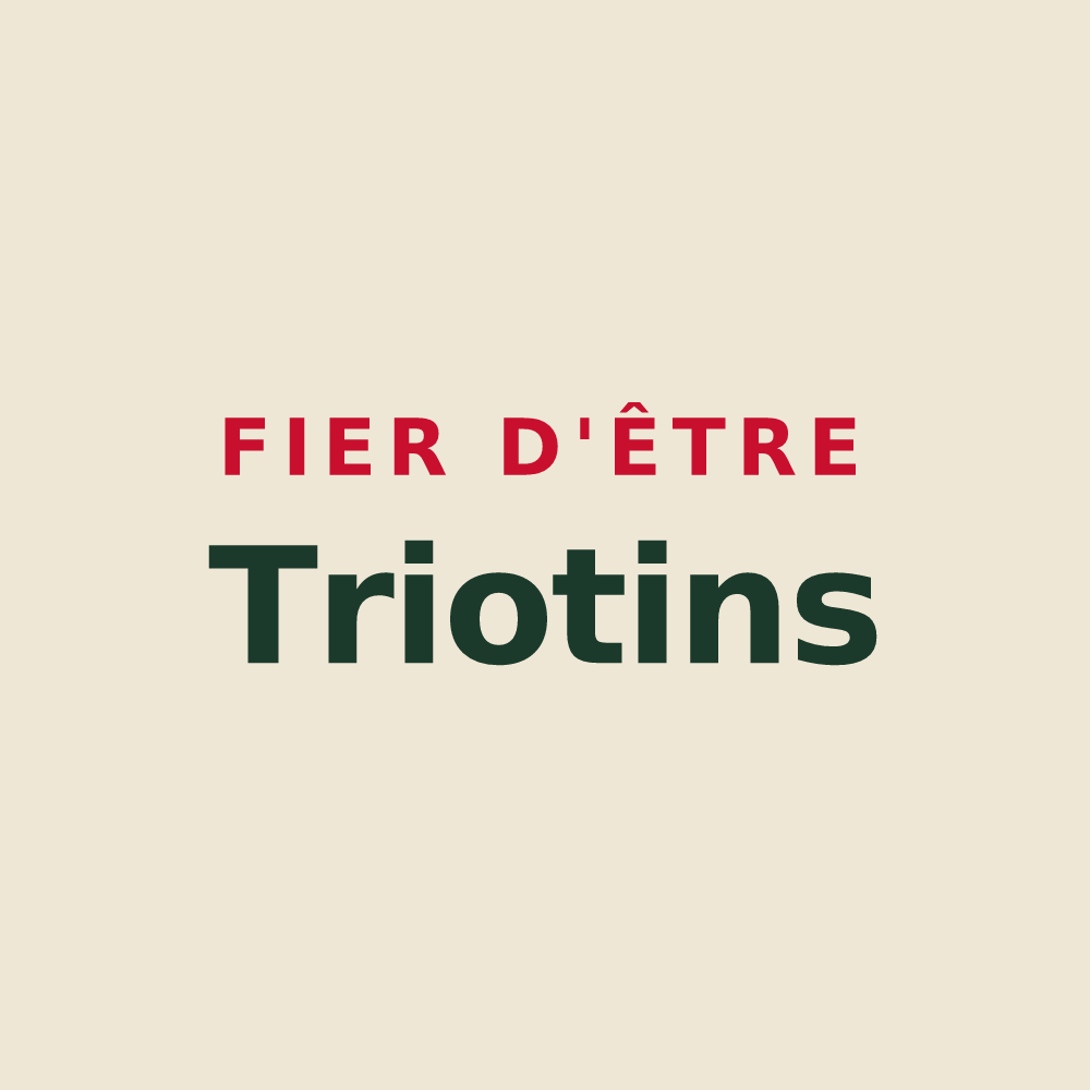 Tote bag « Fier d'être Triotins » — design pour Trieux