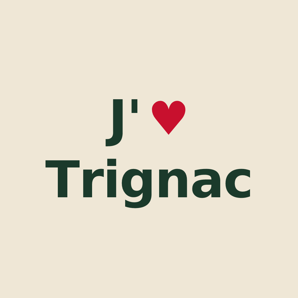 Tote bag personnalisé Trignac — design J'aime Trignac