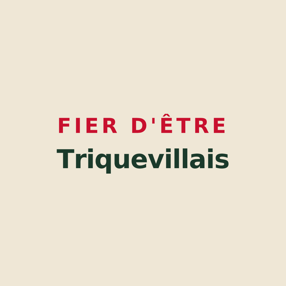 Tote bag « Fier d'être Triquevillais » — design pour Triqueville