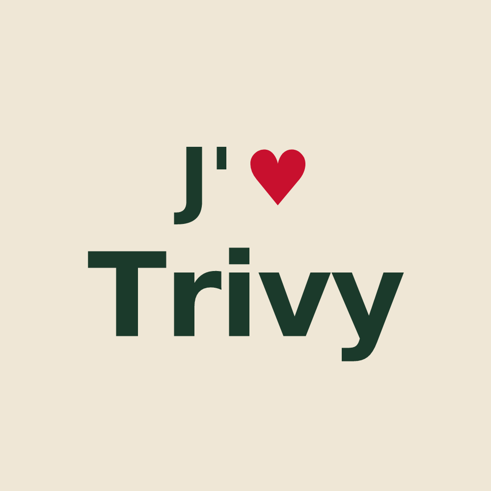 Tote bag personnalisé Trivy — design J'aime Trivy