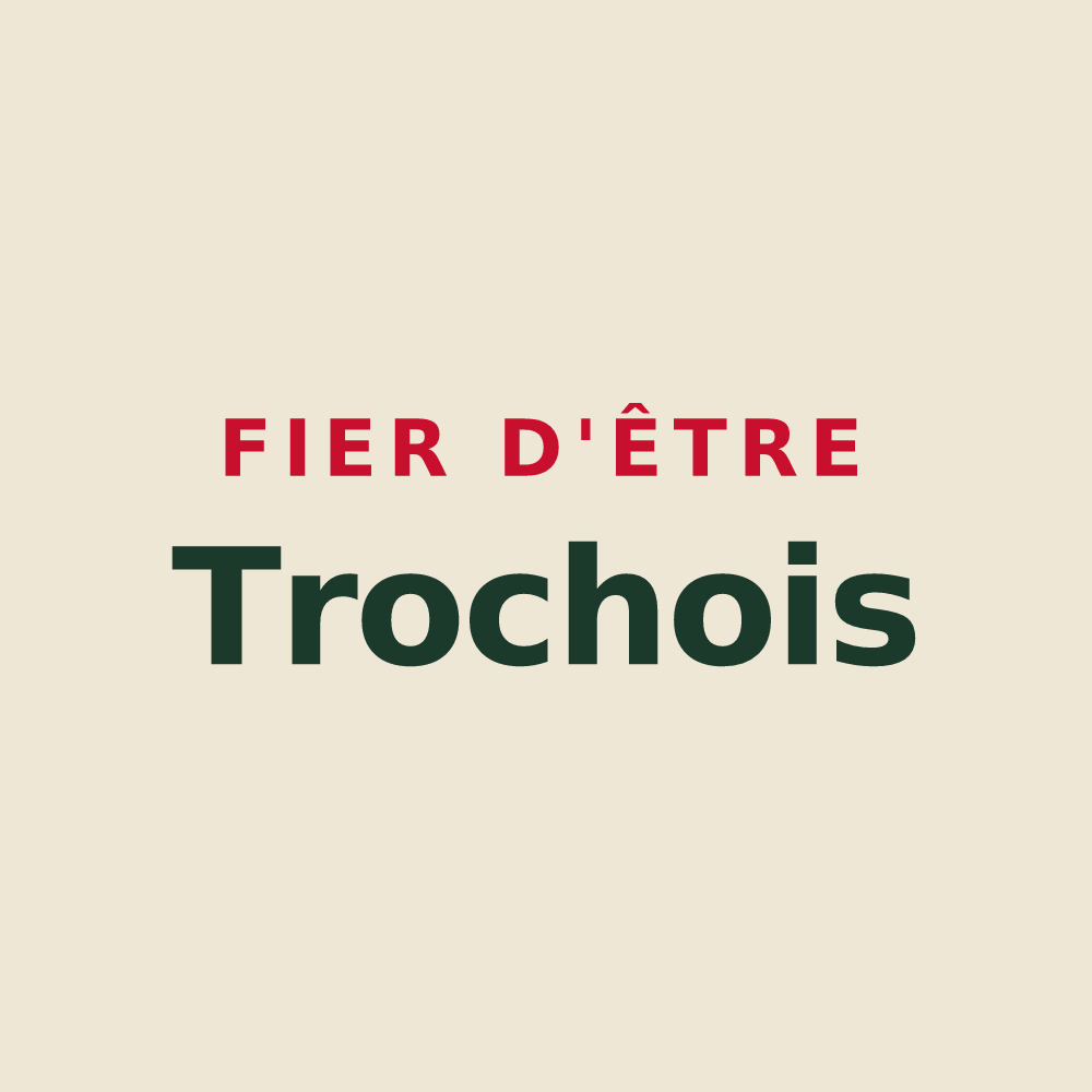Tote bag « Fier d'être Trochois » — design pour Troche