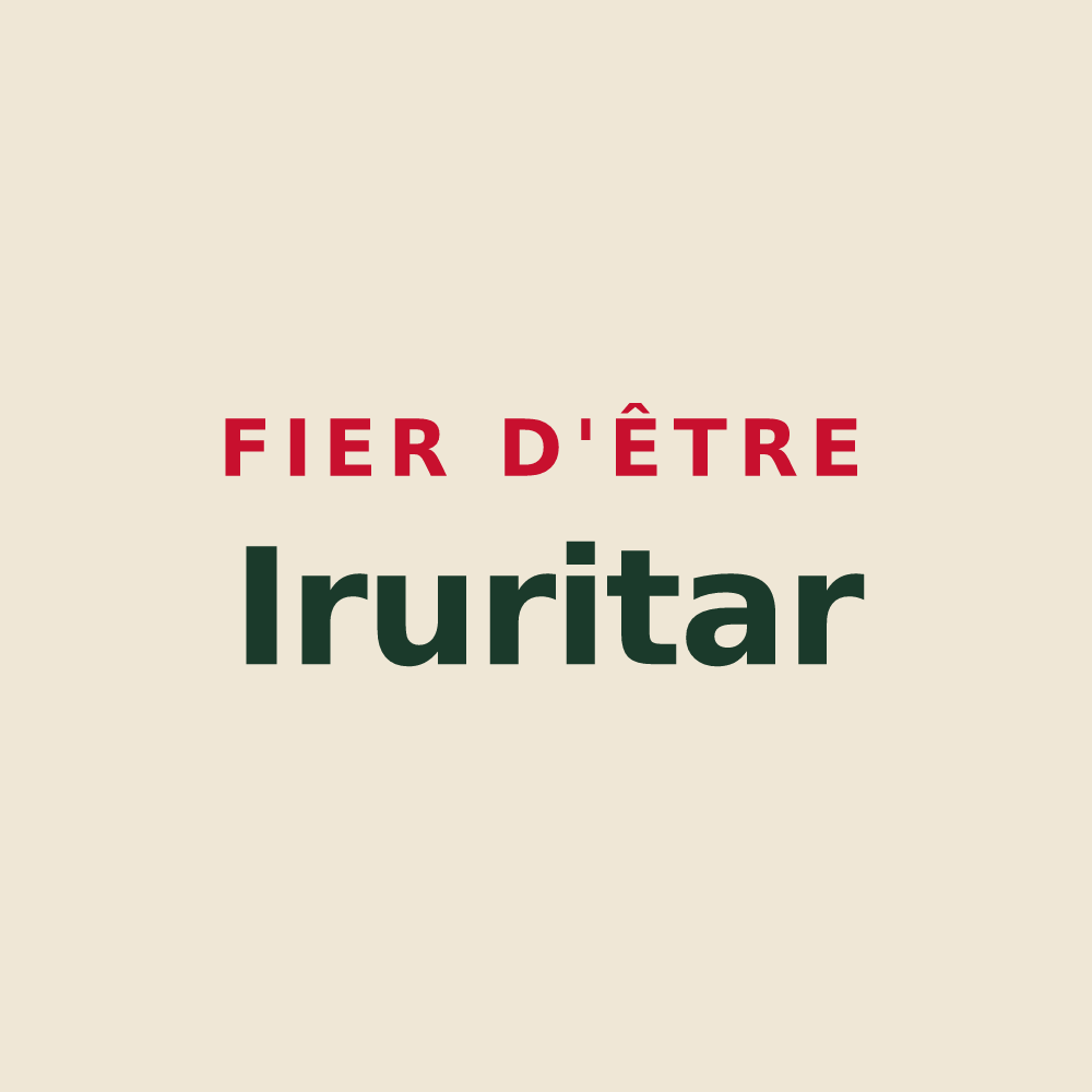 Tote bag « Fier d'être Iruritar » — design pour Trois-Villes