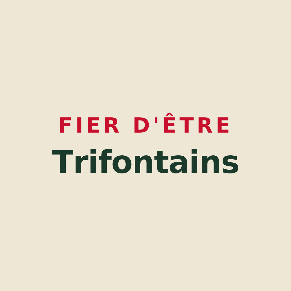 Tote bag « Fier d'être Trifontains » — design pour Troisfontaines