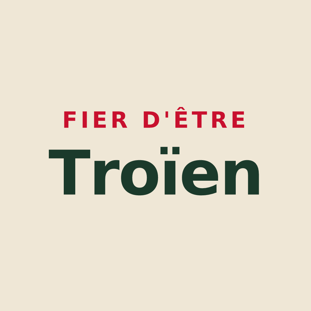 Tote bag « Fier d'être Troïen » — design pour Troo