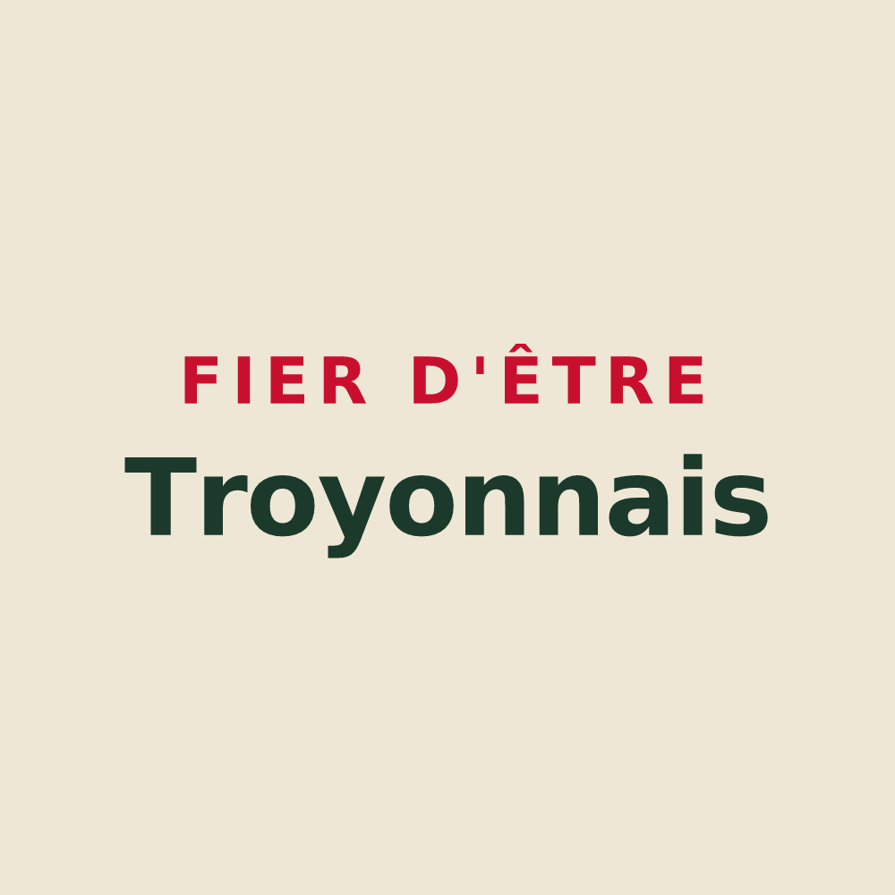 Tote bag « Fier d'être Troyonnais » — design pour Troyon