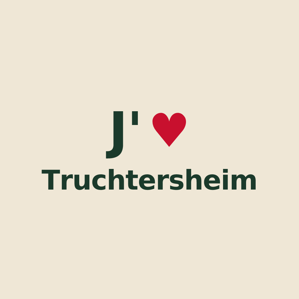 Tote bag personnalisé Truchtersheim — design J'aime Truchtersheim
