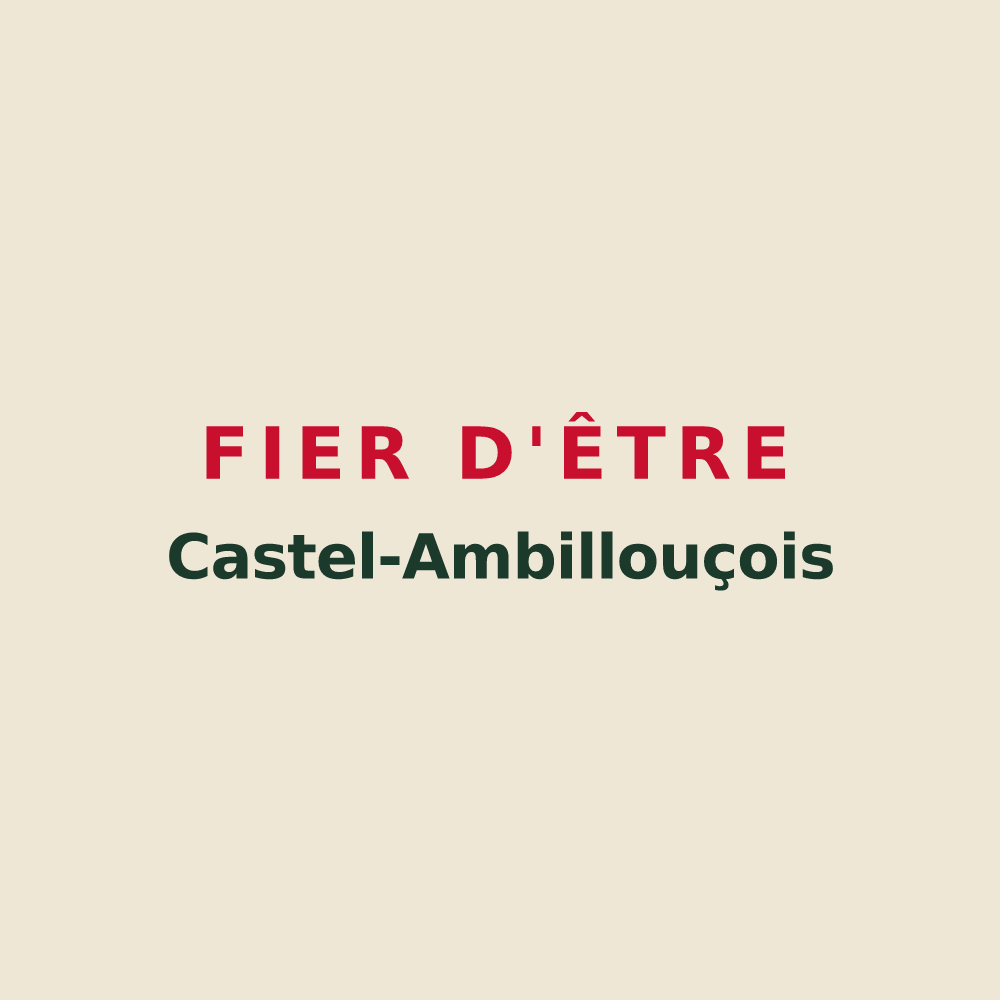 Tote bag « Fier d'être Castel-Ambillouçois » — design pour Tuffalun