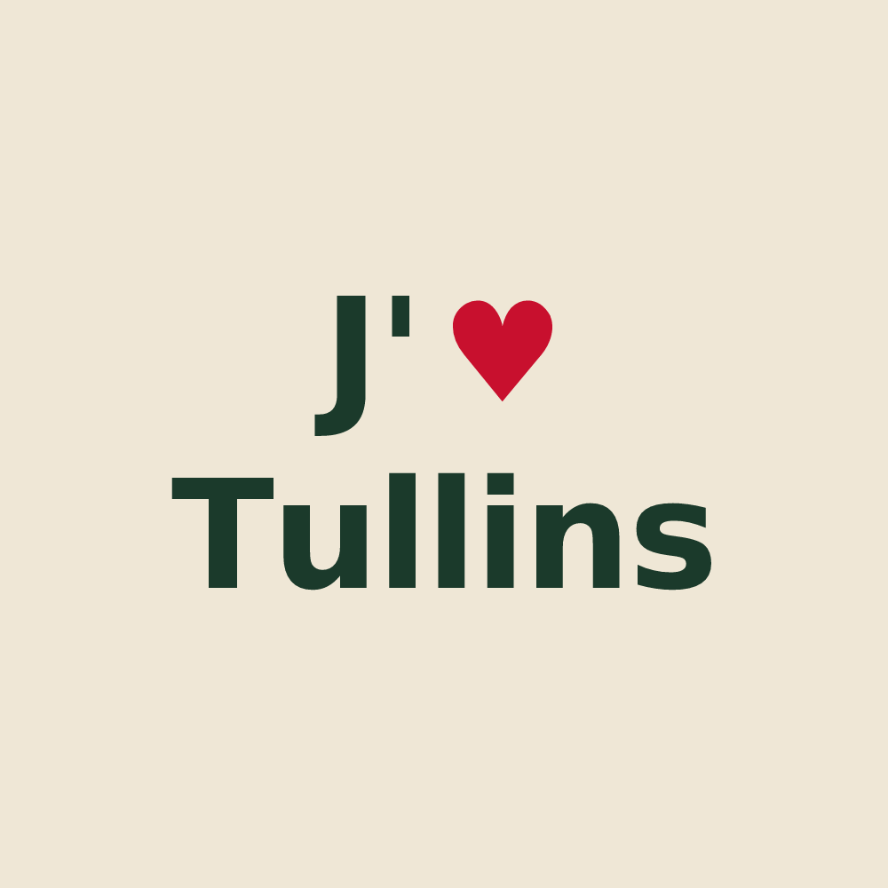 Tote bag personnalisé Tullins — design J'aime Tullins