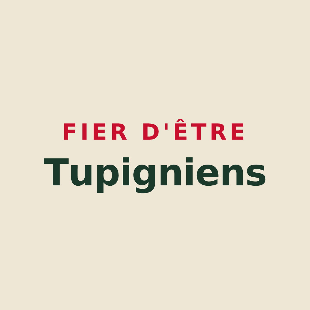 Tote bag « Fier d'être Tupigniens » — design pour Tupigny