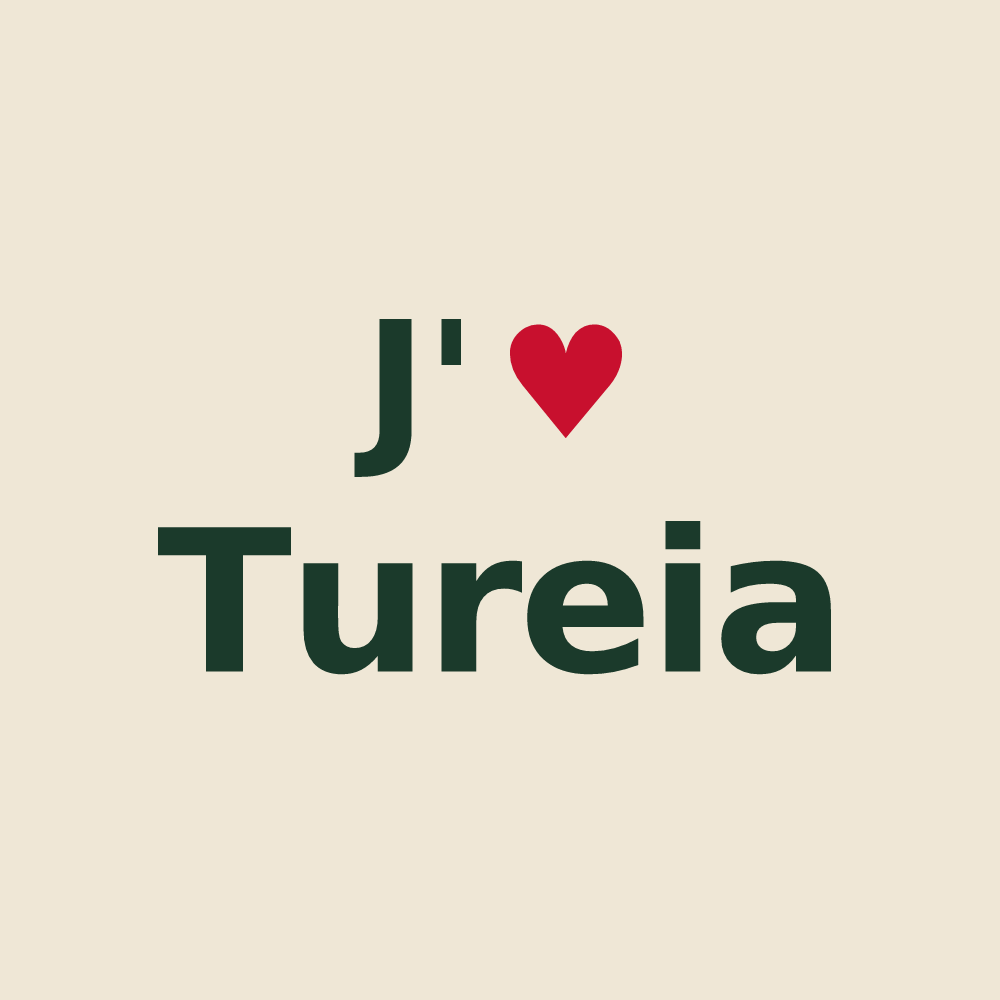 Tote bag personnalisé Tureia — design J'aime Tureia