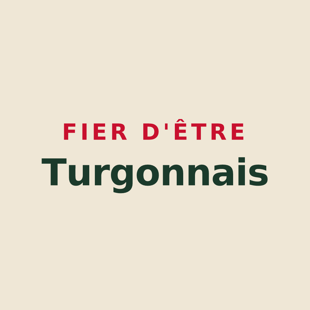 Tote bag « Fier d'être Turgonnais » — design pour Turgon