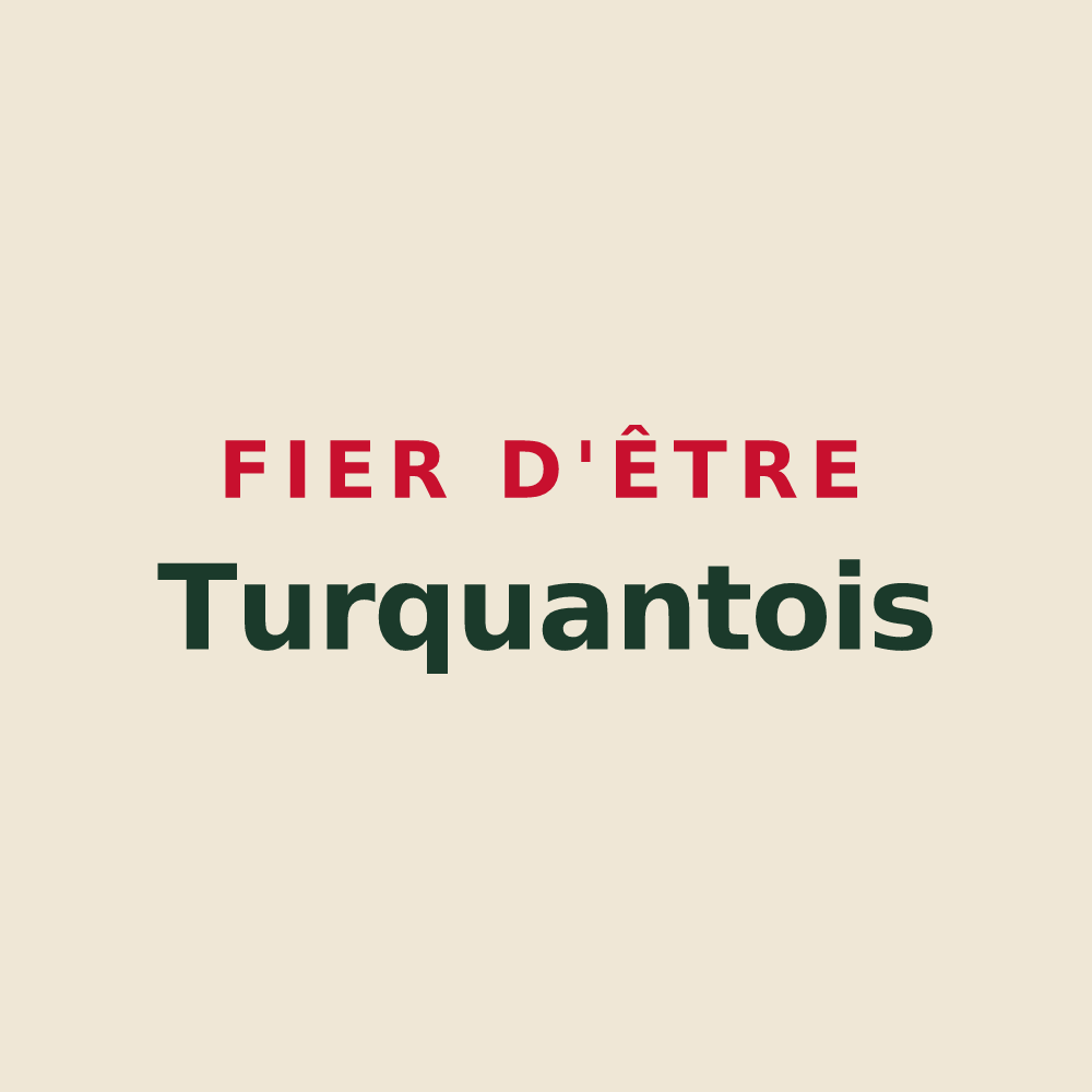 Tote bag « Fier d'être Turquantois » — design pour Turquant