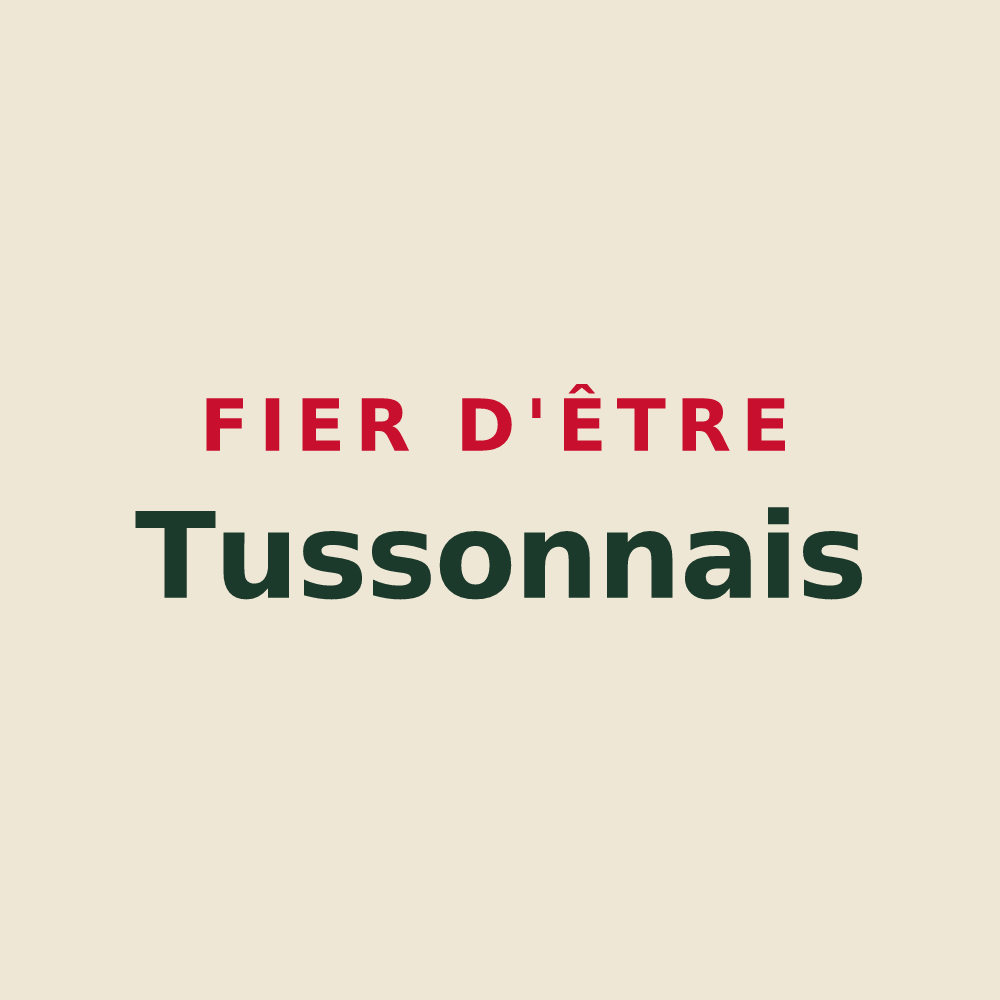 Tote bag « Fier d'être Tussonnais » — design pour Tusson