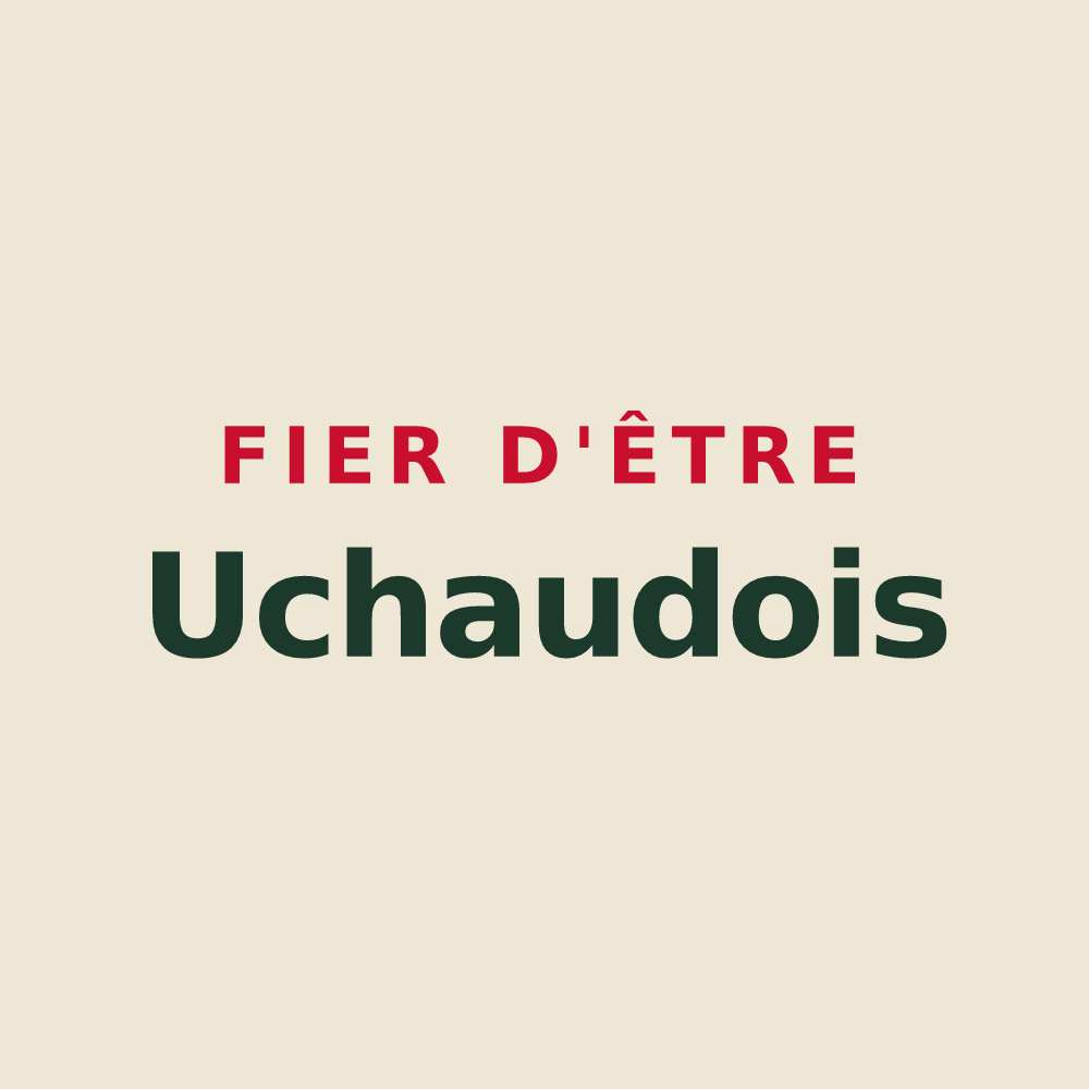 Tote bag « Fier d'être Uchaudois » — design pour Uchaud