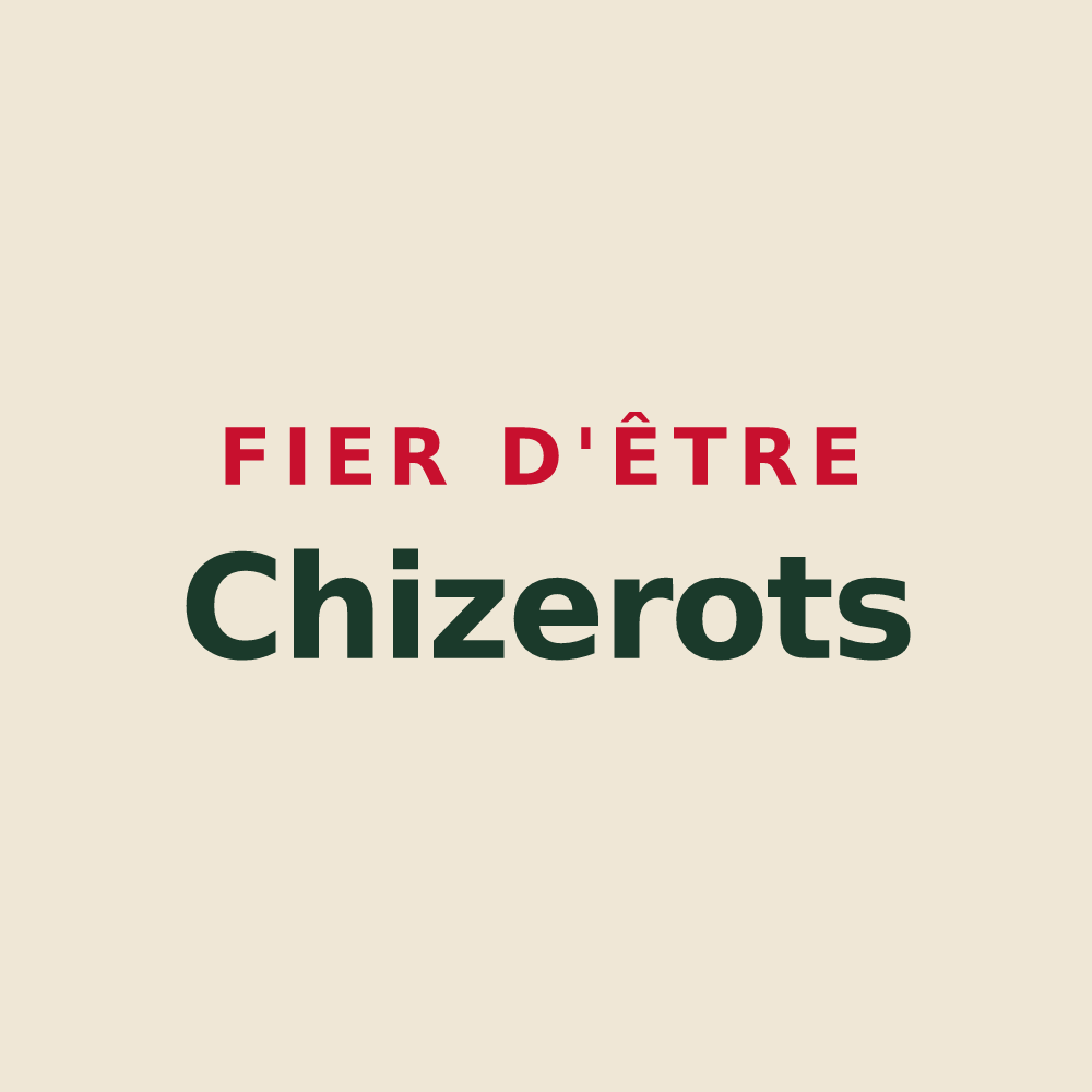 Tote bag « Fier d'être Chizerots » — design pour Uchizy