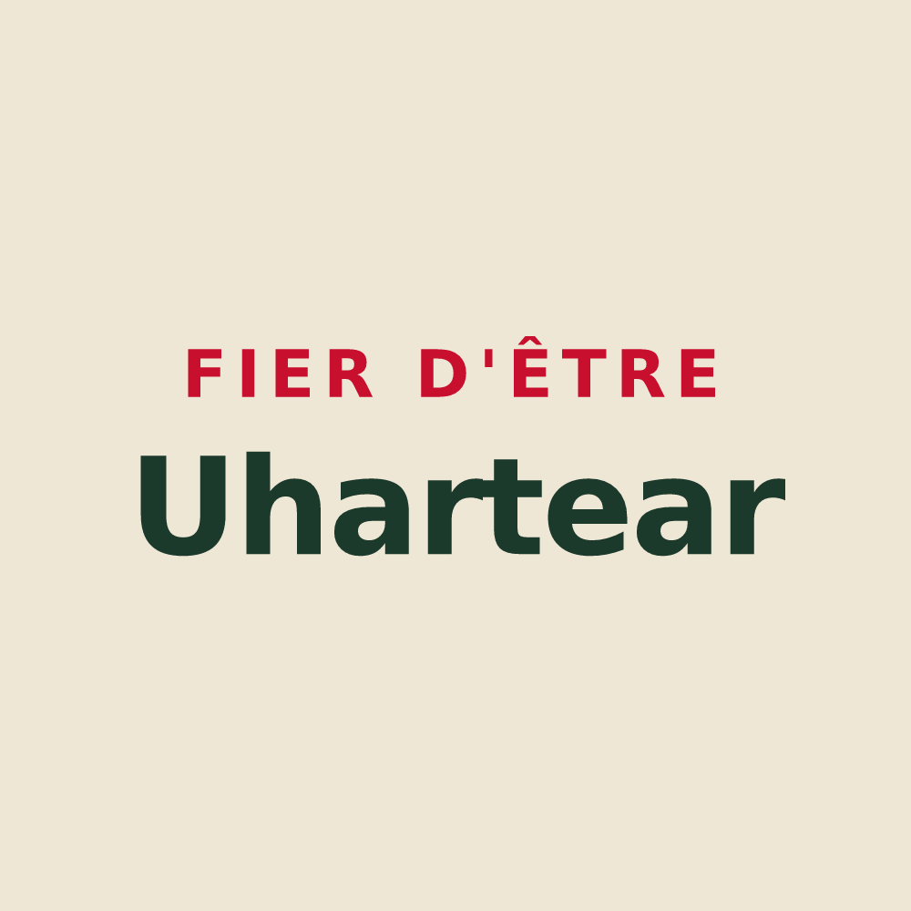 Tote bag « Fier d'être Uhartear » — design pour Uhart-Cize
