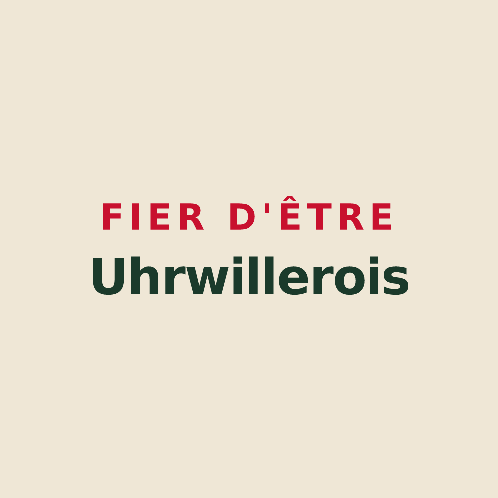 Tote bag « Fier d'être Uhrwillerois » — design pour Uhrwiller