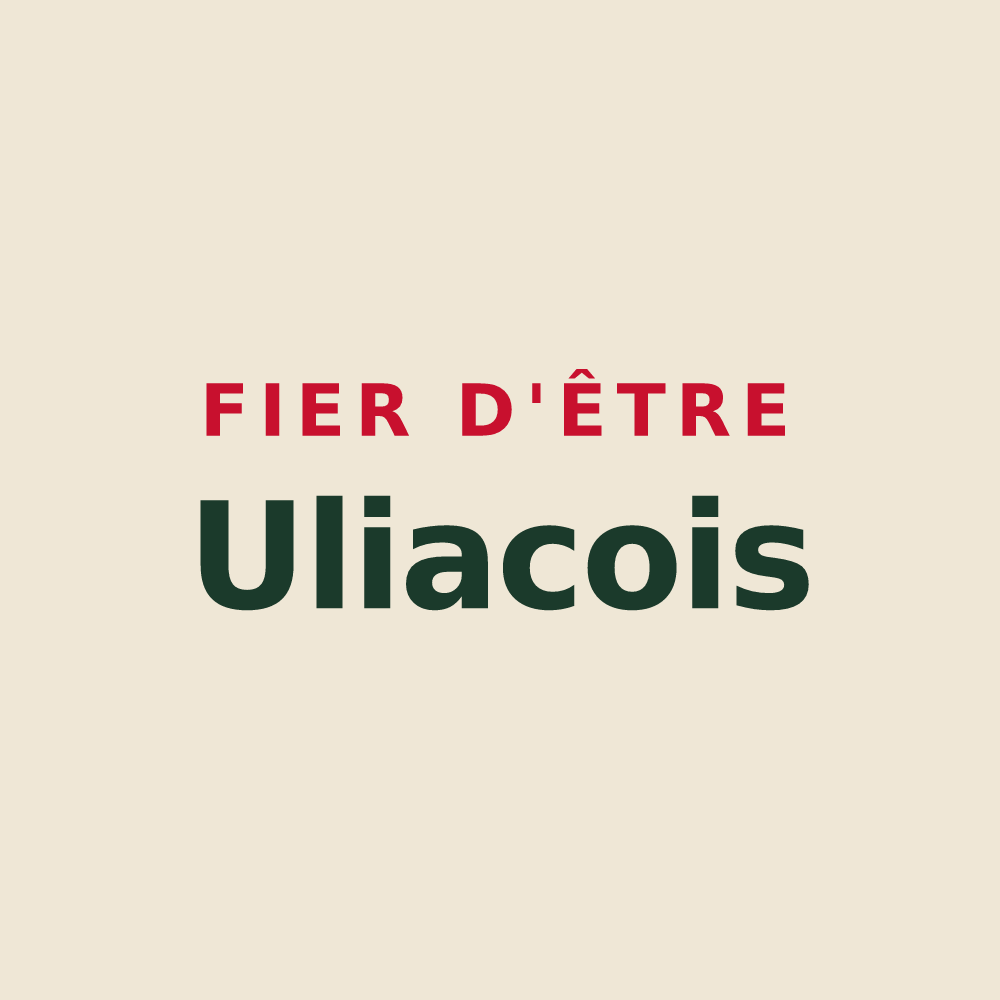 Tote bag « Fier d'être Uliacois » — design pour Œuilly
